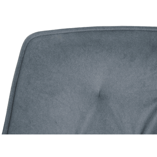 Conjunto de 2 cadeiras de jantar poltronas giratórias de 180° com apoio de braços estofamento espesso design moderno tecido antracite e metal 04_0007373