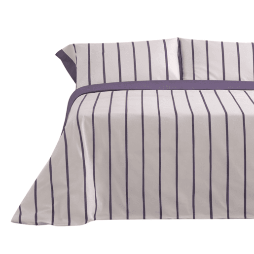 Jogo de Lençóis 144 fios Mai Malva Cama 150cm (3 peças) Donegal Collections