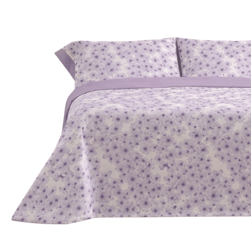 Jogo de Lençóis 144 fios Horts Malva Cama 150cm (3 peças) Donegal Collections