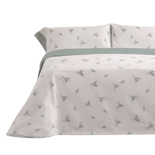 Jogo de Lençóis 144 fios Mue Verde Cama 135cm (3 peças) Donegal Collections
