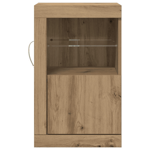 Aparador - Bufete - Móvei de apoio LED Carvalho Artesanal 41 x 37 x 67 cm pt4190