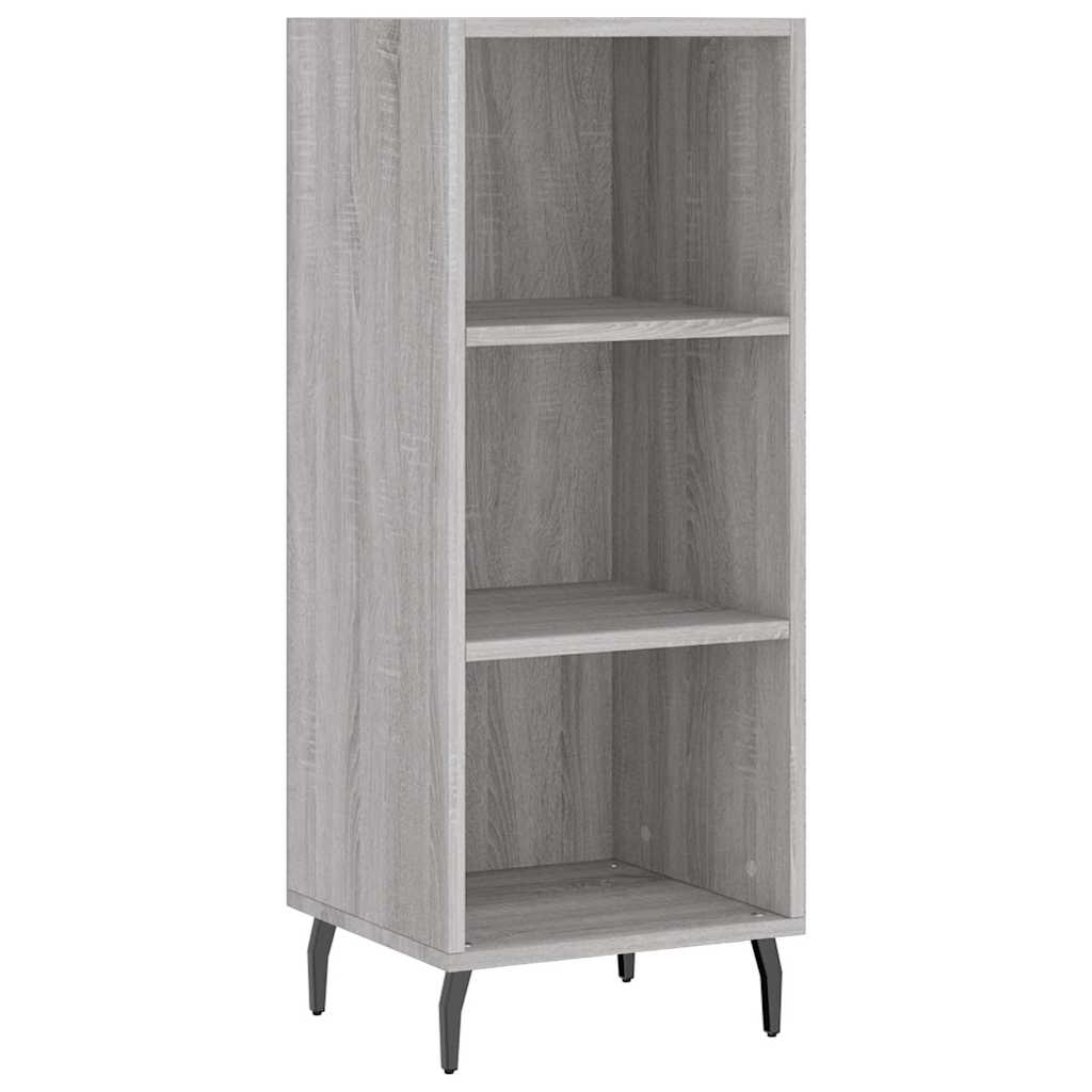 Aparador - Mueble de almacenamiento 34 Roble/ Gris