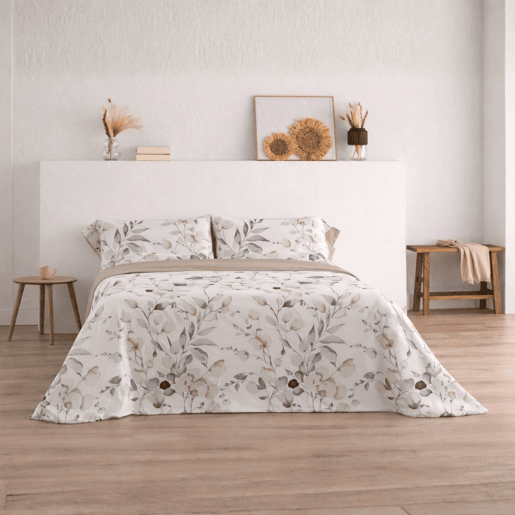 Jogo de Lençóis 144 fios Ahoa Bege Cama 105cm (3 peças) Donegal Collections