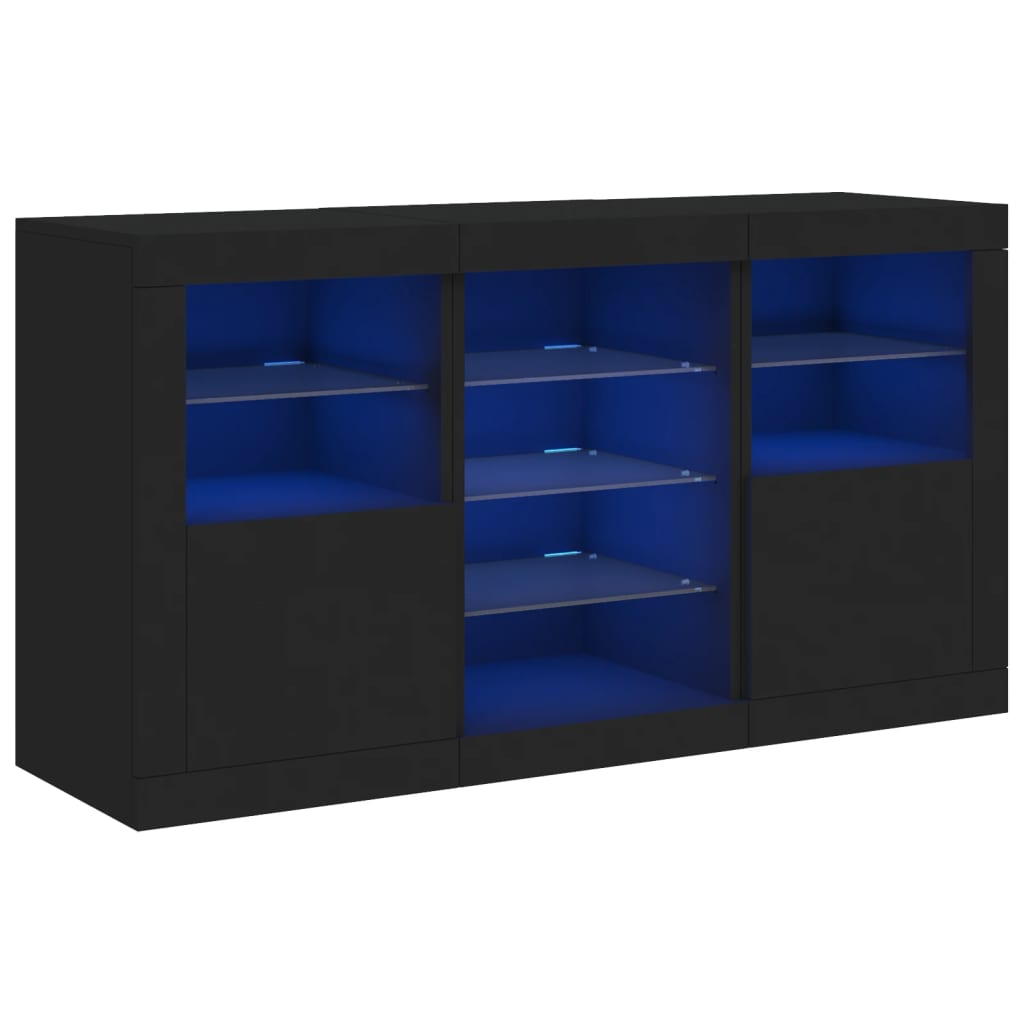 Aparador - Mueble de almacenamiento 123 Negro