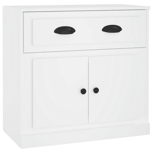 Aparador - Bufete - Móvei de apoio 70x35,5x67,5 cm derivados de madeira branco pt2514