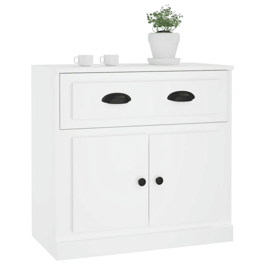 Aparador - Bufete - Móvei de apoio 70x35,5x67,5 cm derivados de madeira branco pt2514