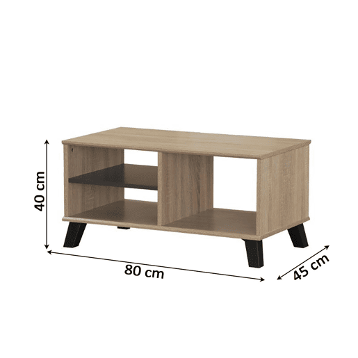 Mesa de Centro DN, Branco 80x40cm