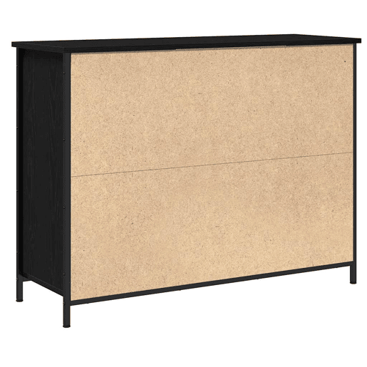 Bufete - Móvei de apoio Carvalho Preto 100 x 35 x 75 cm pt4941
