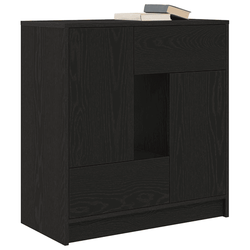 Aparador - Bufete - Móvei de apoio c gavetas e portas 70,5x34x74,5 cm carvalho preto pt1860