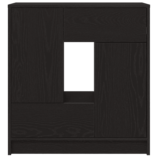 Aparador - Bufete - Móvei de apoio c gavetas e portas 70,5x34x74,5 cm carvalho preto pt1860