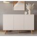 Aparador Salón comedor 3 puertas Renzo Muebles Bonitos 120 Aparador Salón comedor 3 puertas Renzo Muebles Bonitos 120 Blanco