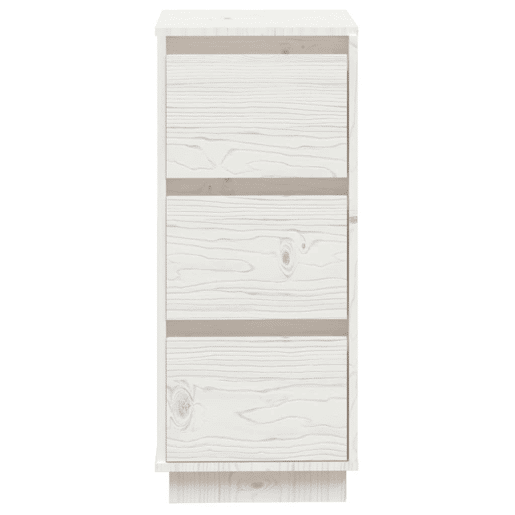 Aparadores - Bufetes - Móveis de apoio 2 pcs 32x34x75 cm madeira de pinho maciça branco pt48
