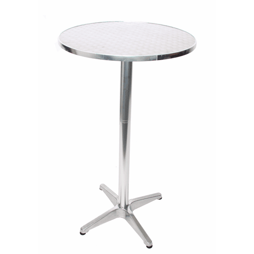 Mesa de bar em alumínio mesa bistrô com pés de alumínio altura ajustável 70110 cm diâmetro 60 cm 04_0008508 Mesa de bar em alumínio mesa bistrô com pés de alumínio altura ajustável 70110 cm diâmetro 60 cm 04_0008508