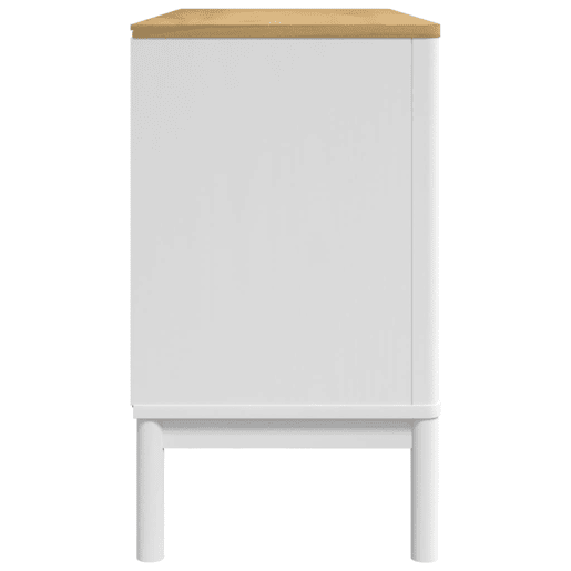 Aparador - Bufete - Móvei de apoio FLORO 114x43x74 cm pinho maciço branco pt4046