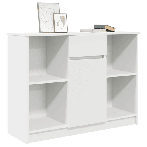 Aparador - Bufete - Móvei de apoio c gaveta 101x35x76 cm derivados de madeira branco pt1740