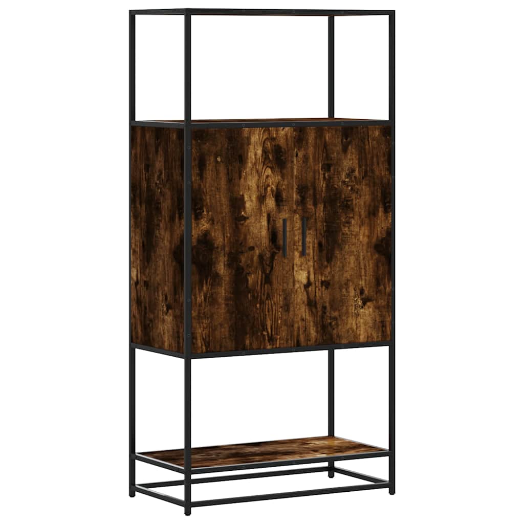 Aparador alto - Mueble de almacenamiento 68 Marrón