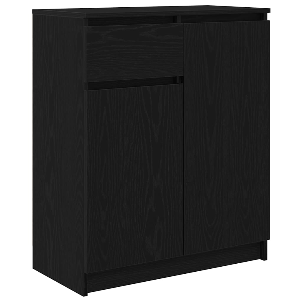 Aparador - Mueble de almacenamiento 71 Negro/ Madera