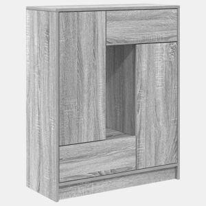 Aparador - Bufete - Móvei de apoio c gavetas e portas 73x31x90 cm sonoma cinzento pt1852