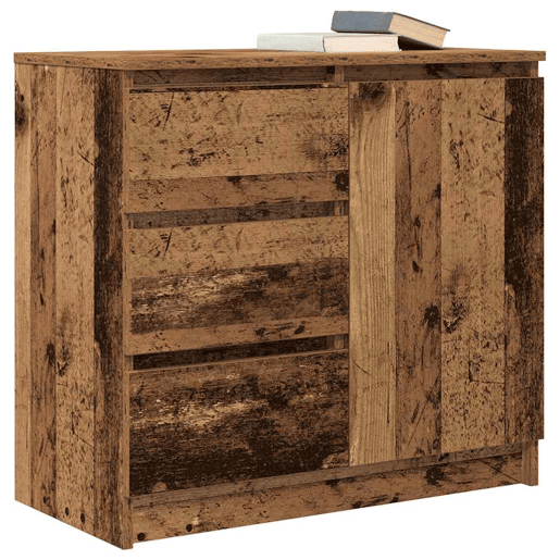 Aparador - Bufete - Móvei de apoio c gaveta derivados de madeira madeira velha pt1758