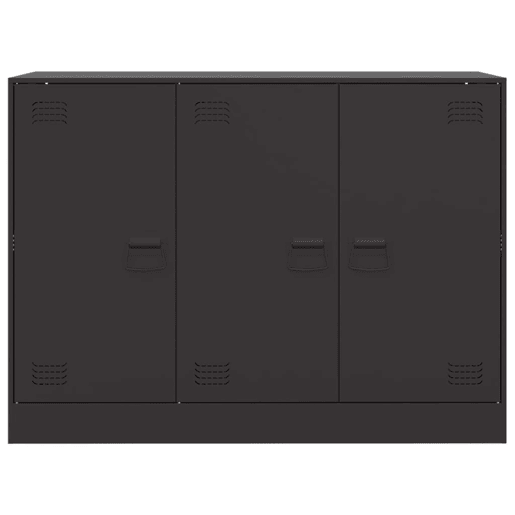 Aparador - Bufete - Móvei de apoio 99x39x73 cm aço preto pt2355
