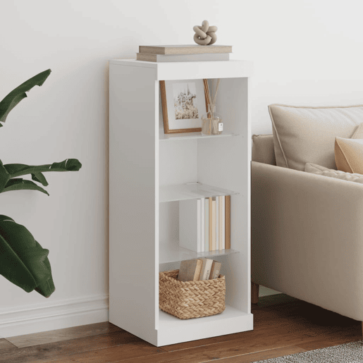 Aparador - Bufete - Móvei de apoio com luzes LED 41x37x100 cm branco pt1929