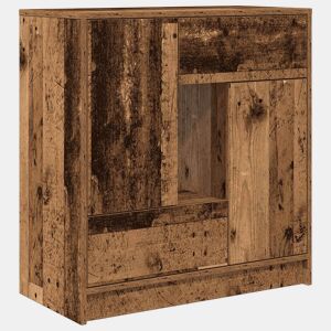 Aparador - Bufete - Móvei de apoio c gavetas e portas 70,5x34x74,5 cm madeira velha pt1853