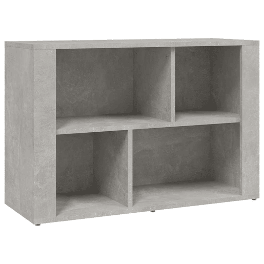 Aparador - Bufete - Móvei de apoio 80x30x54 cm derivados de madeira cinzento cimento pt2840