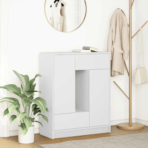 Aparador - Bufete - Móvei de apoio c gavetas e portas 73x31x90 cm branco pt1848