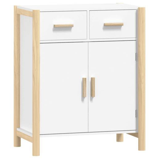 Aparador - Bufete - Móvei de apoio 62x38x75 cm derivados de madeira branco pt2499