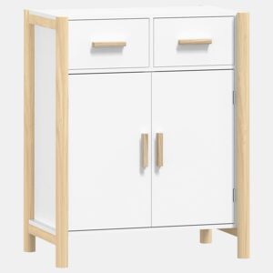 Aparador - Bufete - Móvei de apoio 62x38x75 cm derivados de madeira branco pt2499
