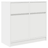 Aparador - Bufete - Móvei de apoio c gaveta 80x34x76 cm derivados de madeira branco pt1744