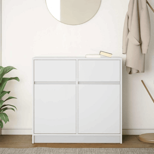 Aparador - Bufete - Móvei de apoio c gaveta 80x34x76 cm derivados de madeira branco pt1744