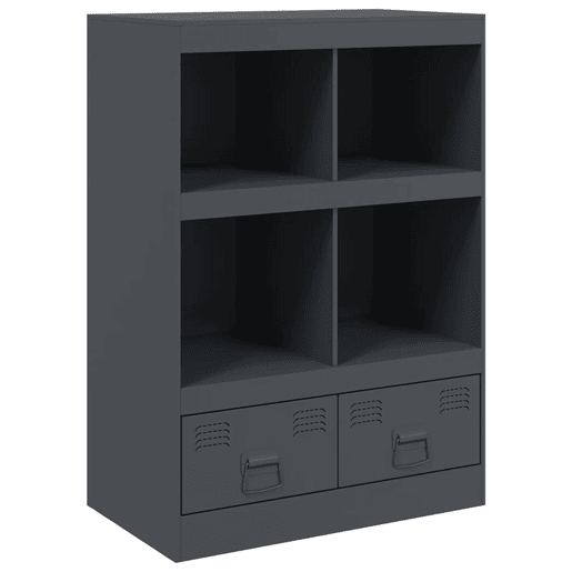 Aparador - Bufete - Móvei de apoio alto 67x39x95 cm aço antracite pt2242