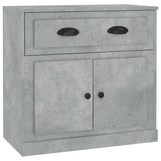 Aparador - Bufete - Móvei de apoio 70x35,5x67,5 cm derivados de madeira cinzento cimento pt2832