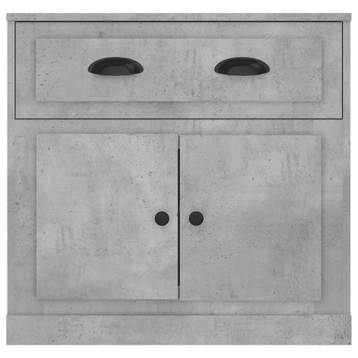 Aparador - Bufete - Móvei de apoio 70x35,5x67,5 cm derivados de madeira cinzento cimento pt2832