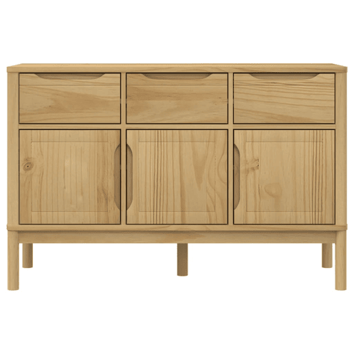 Aparador - Bufete - Móvei de apoio FLORO 114x43x74 cm pinho maciço castanho mel pt4047