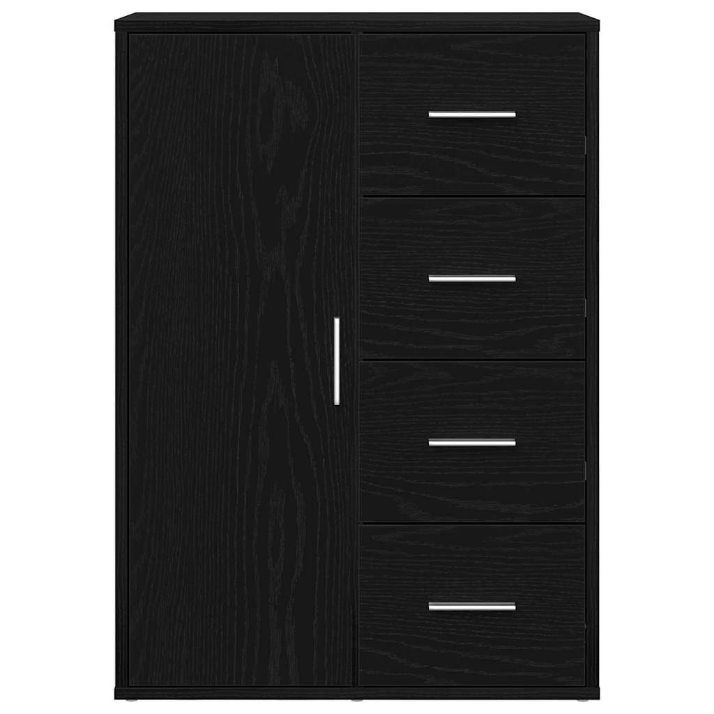 Aparador - Mueble de almacenamiento 60 Negro/ Madera