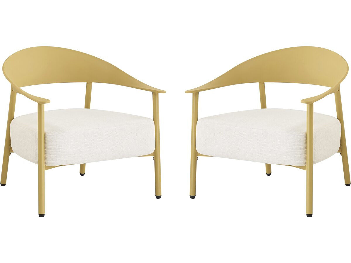 Lote de 2 sillones de jardín