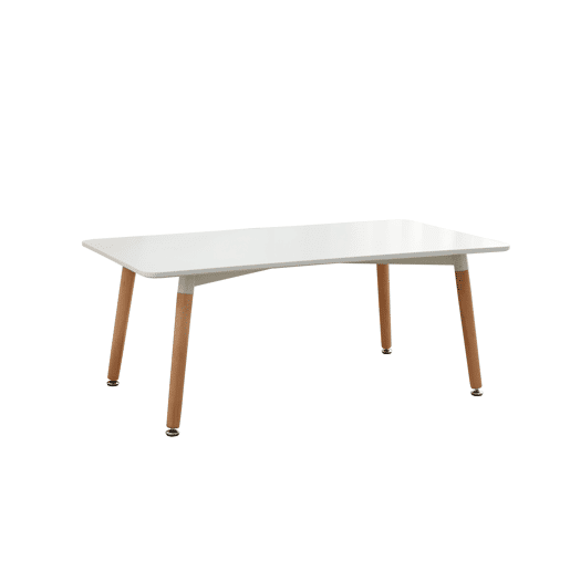 Mesa de Centro Nordica, Branco 110x60cm Mesa de Centro Nordica, Branco 110x60cm
