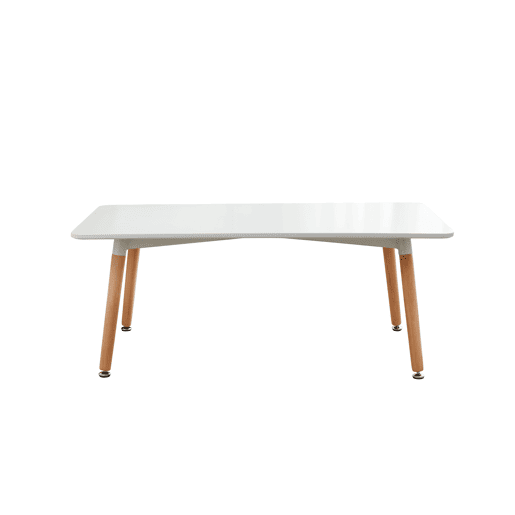Mesa de Centro Nordica, Branco 110x60cm Mesa de Centro Nordica, Branco 110x60cm