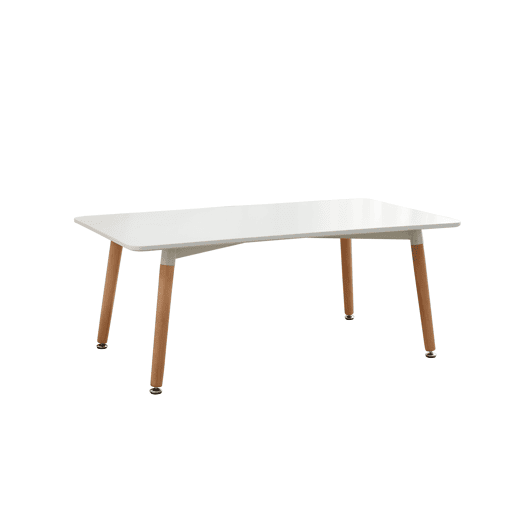 Mesa de Centro Nordica, Branco 110x60cm Mesa de Centro Nordica, Branco 110x60cm