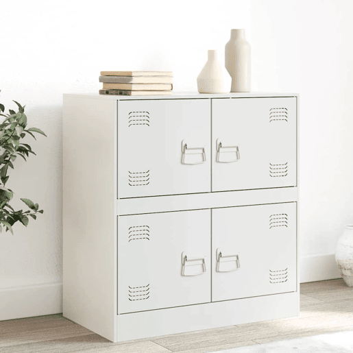 Aparador - Bufete - Móvei de apoio 67x39x73 cm aço branco pt2214