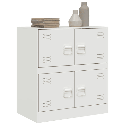 Aparador - Bufete - Móvei de apoio 67x39x73 cm aço branco pt2214