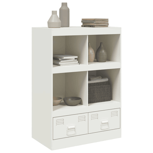 Aparador - Bufete - Móvei de apoio alto 67x39x95 cm aço branco pt2216