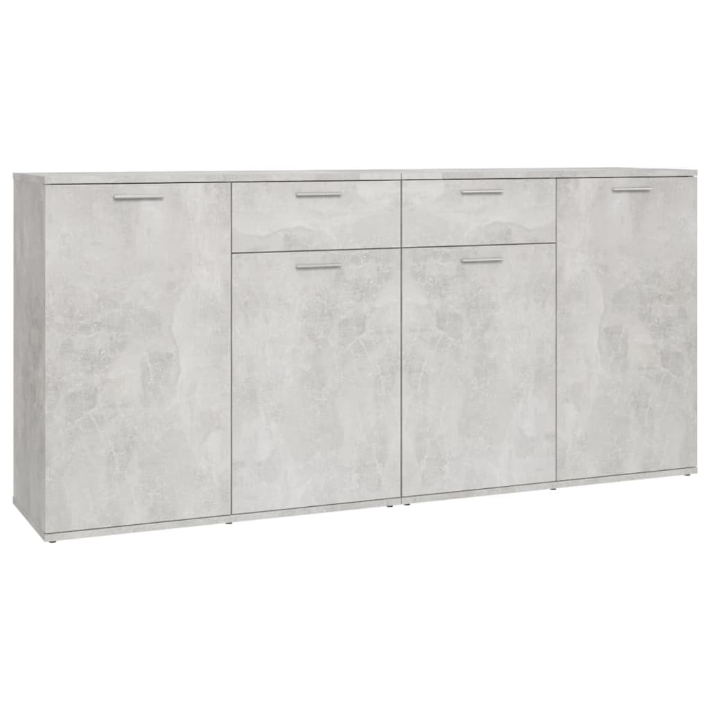 Aparador - Mueble de almacenamiento 160 Gris