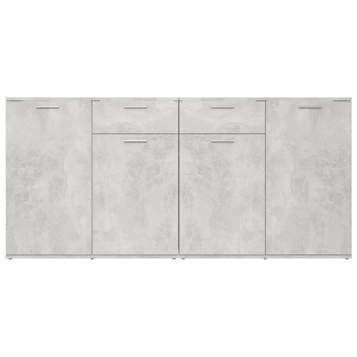 Aparador - Bufete - Móvei de apoio 160x36x75 cm contraplacado cinzento cimento pt3265