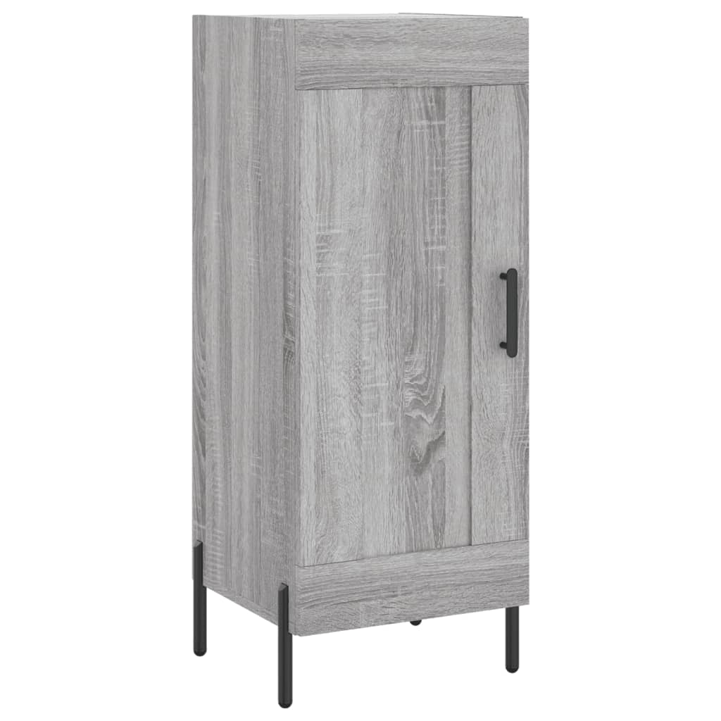 Aparador - Mueble de almacenamiento 34 Roble/ Gris