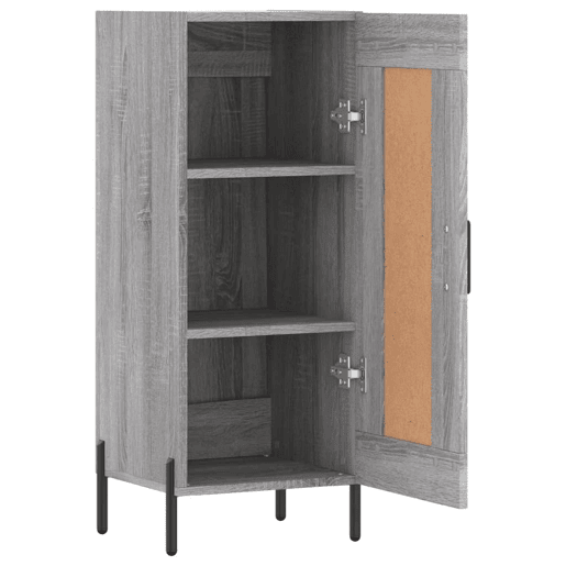 Aparador - Bufete - Móvei de apoio 34,5x34x90 cm derivados de madeira sonoma cinzento pt4460