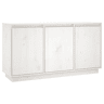 Aparador - Bufete - Móvei de apoio 111x34x60 cm madeira de pinho maciça branco pt3932