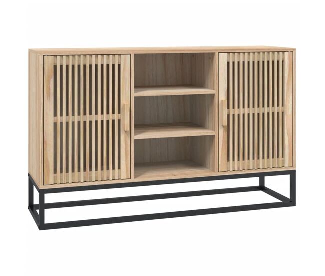 Aparador - mueble de almacenamiento de madera contrachapada 105x30x65 cm es2435